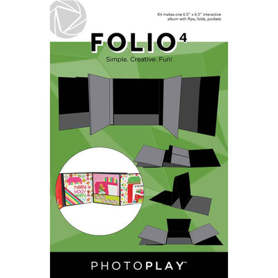 Maker's Series Folio4 Album Kit (Black) - PhotoPlay