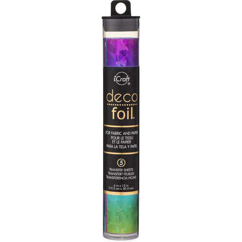 Rainbow Shattered Transfer Sheets - DECO FOIL - iCraft