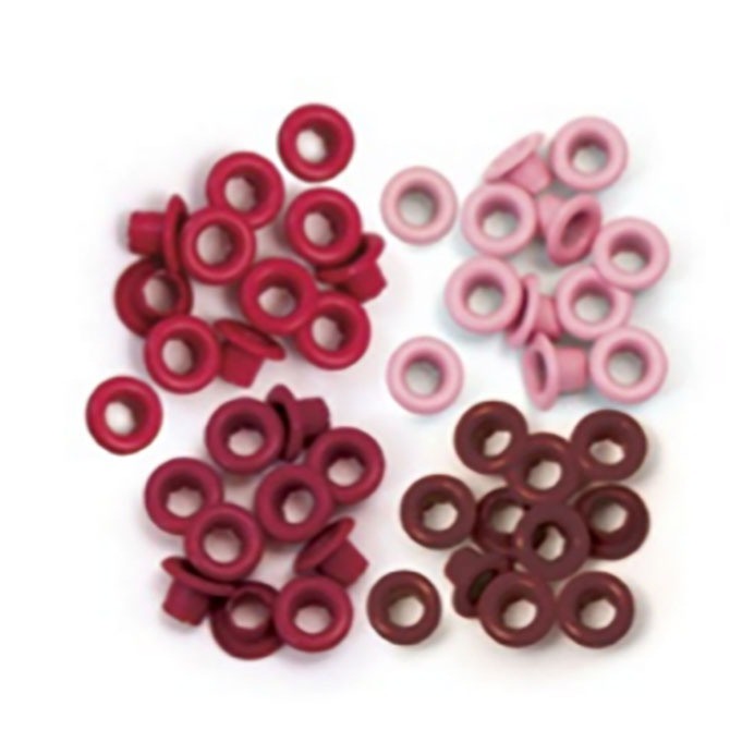 We R Memory Keepers Red Eyelets & Washers (Standard) CropADile