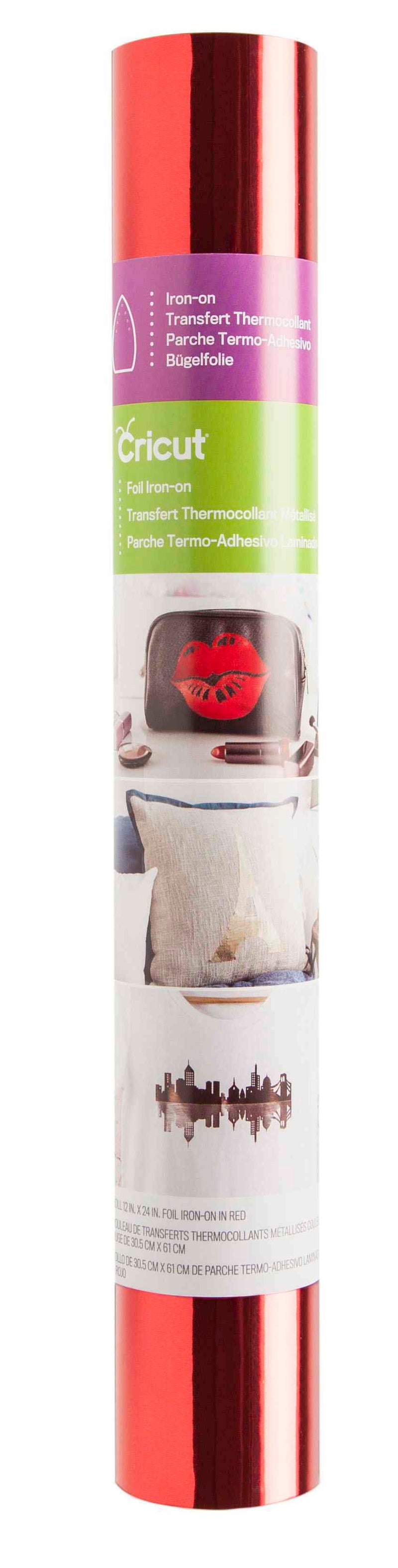 Red Foil Iron on Material