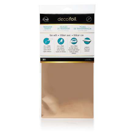 Rose Gold Deco Foil Sheets