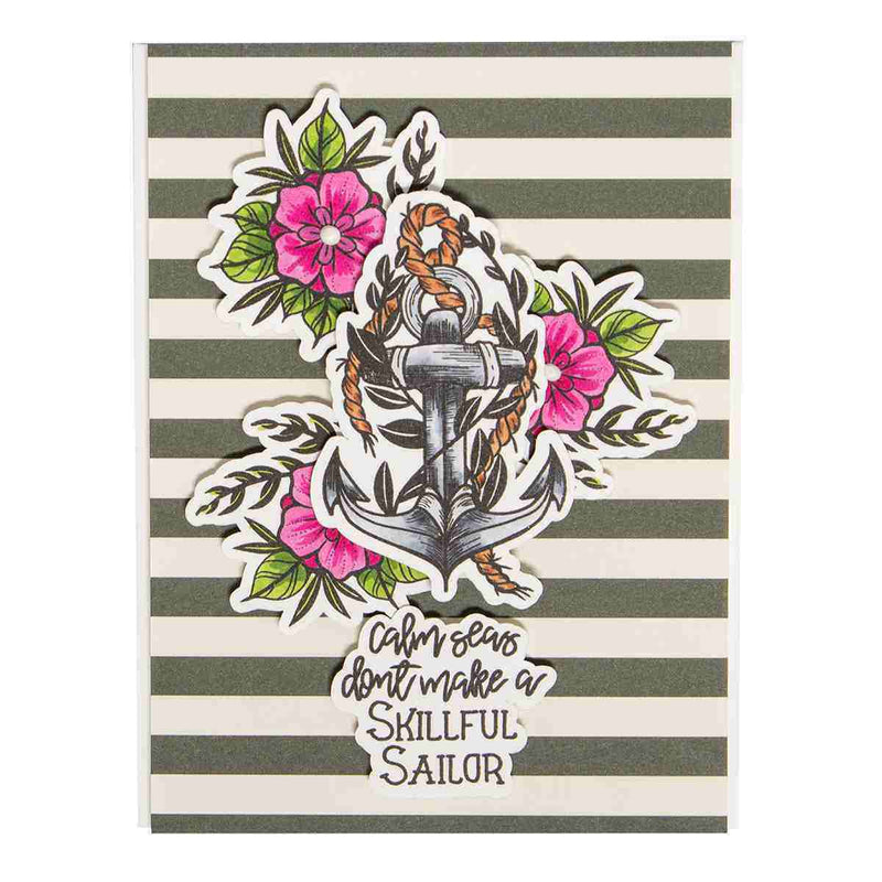 Spellbinders Rough Waters Stamp and Die Set