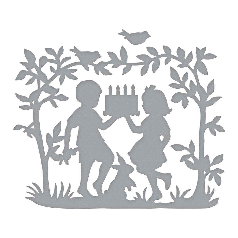 SHAPEABILITIES WE BRING HAPPY WISHES ETCHED DIES HAPPY BY SHARYN SOWELL