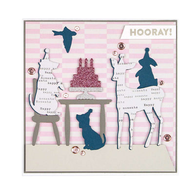 Spellbinders Birthday Animals Card