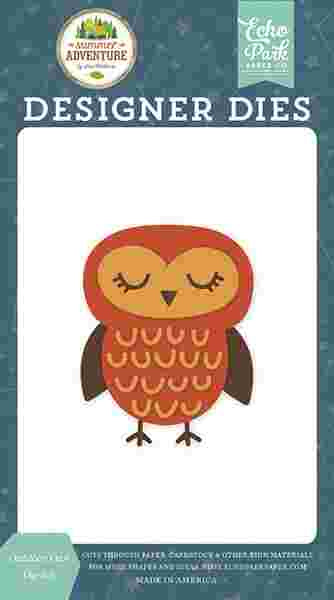 Outdoor Owl Die - Summer Adventure - Lori Whitlock - Echo Park - Clearance