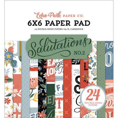 Salutations No. 2 6" x 6" Paper Pad - Echo Park
