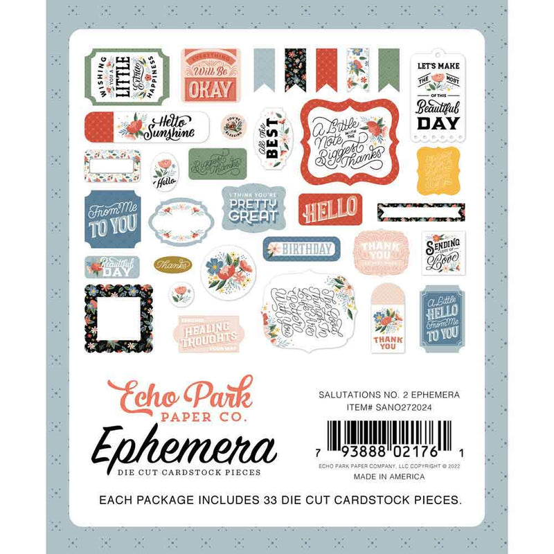 Salutations No. 2 Ephemera - Echo Park