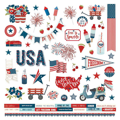 Stars & Stripes Element Stickers - Michelle Coleman - PhotoPlay
