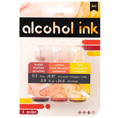 Sunrise Alcohol Ink 3-Pack (Orange) - American Crafts - Clearance