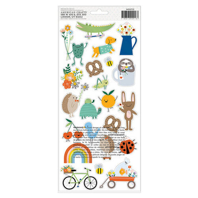 Kid At Heart Stickers, Iridescent Foil - Pebbles