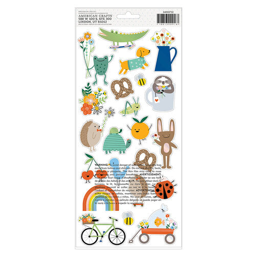 Kid At Heart Stickers, Iridescent Foil - Pebbles