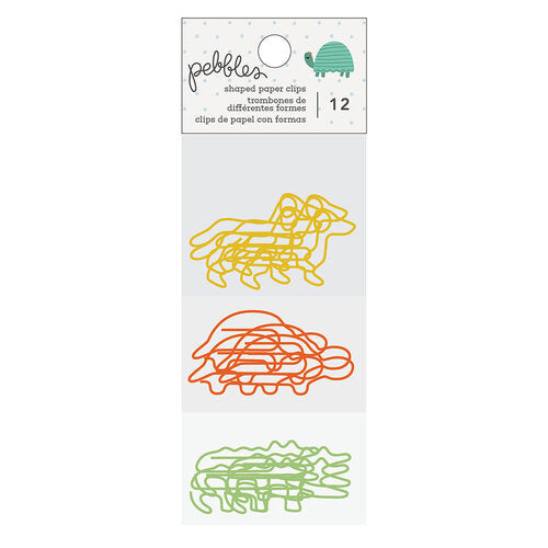 Animal Paper Clips - Kid At Heart - Pebbles - Clearance