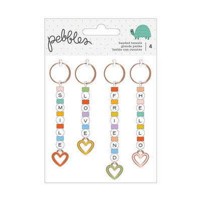 Kid At Heart Beaded Tassels - Pebbles - Clearance