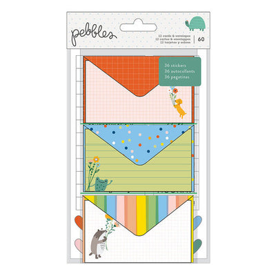 Kid At Heart Mini Stationery Kit, Iridescent Foil - Pebbles - Clearance