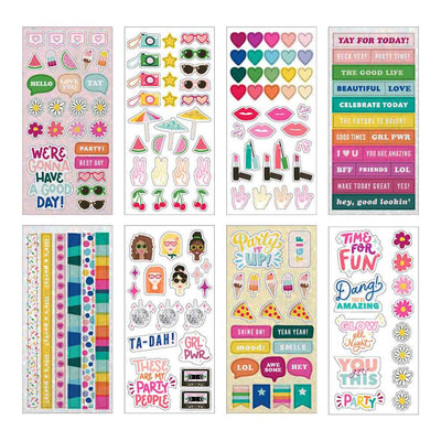 Life's A Party Mini Sticker Book - Damask Love - American Crafts - Clearance