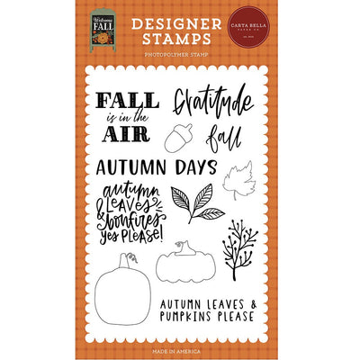 Pumpkins Please Stamp Set - Welcome Fall - Carta Bella