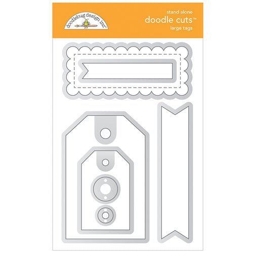 Large Tags Doodle Cuts - Doodlebug - Clearance