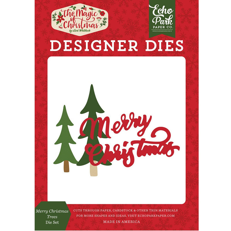 Merry Christmas Trees Die Set - The Magic Of Christmas - Echo Park