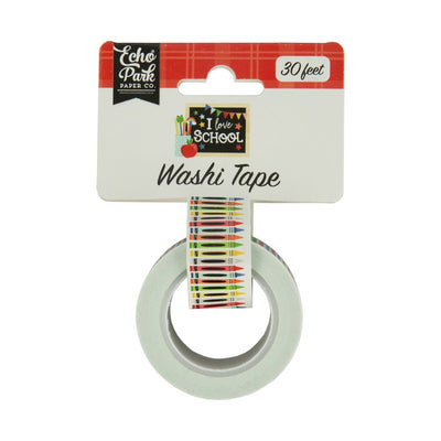 Crayons Washi Tape - I Love School - Echo Park