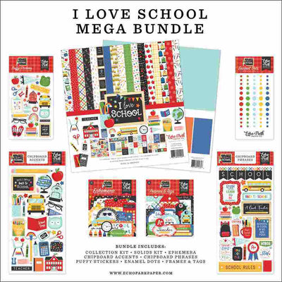 I Love School Mega Bundle - Echo Park - Clearance