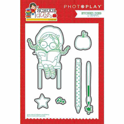 PhotoPlay Back to School Etched Dies