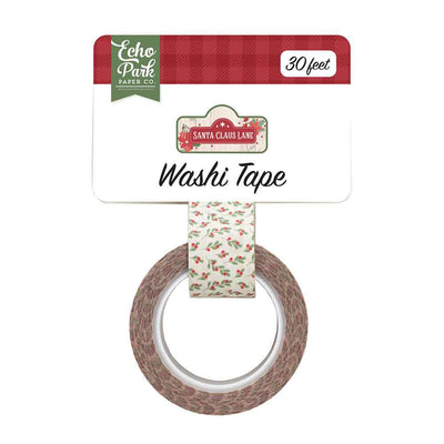 Washi Tape Seasonal Sprigs - Santa Claus Lane - Echo Park