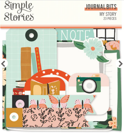 Journal Bits and Pieces Ephemera - My Story Collection -  Simple Stories