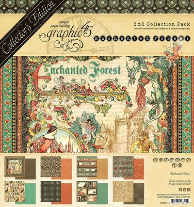 Collection Pack, 8x8 - Enchanted Forest Collection - Graphic 45