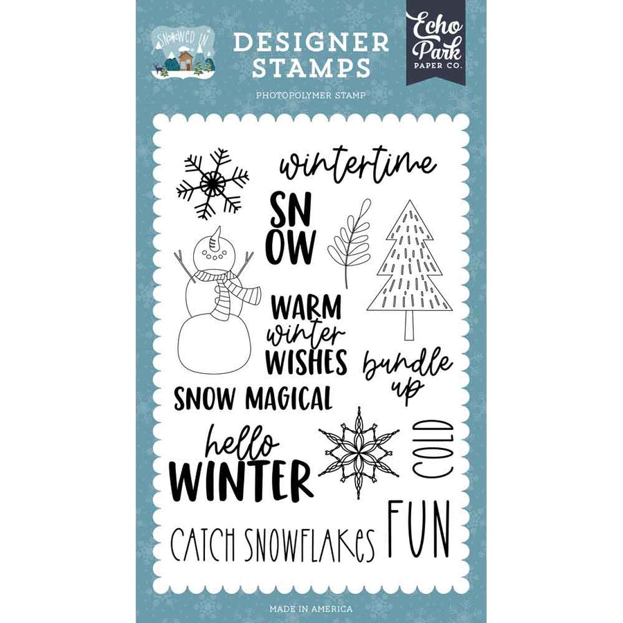 Snow Magical Stamp Set - Snowed In - Echo Park