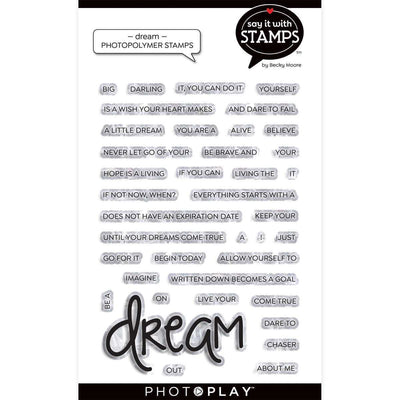 Dream Stamps - Say It With Stamps - Becky Moore - PhotoPlay - Clearance