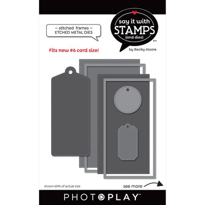 #6 Stitched Dies - Say It With Stamps - PhotoPlay - Clearance
