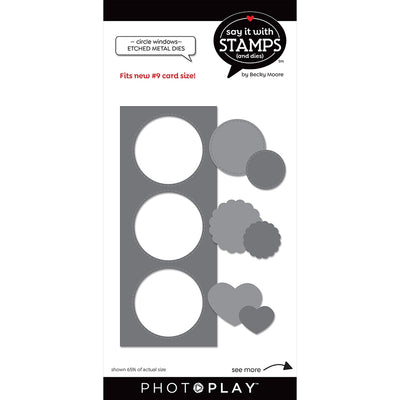 #9 Circle Windows Dies - Say It With Stamps - PhotoPlay - Clearance