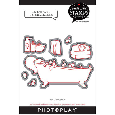 Bubble Bath Dies - Say It With Stamps - PhotoPlay