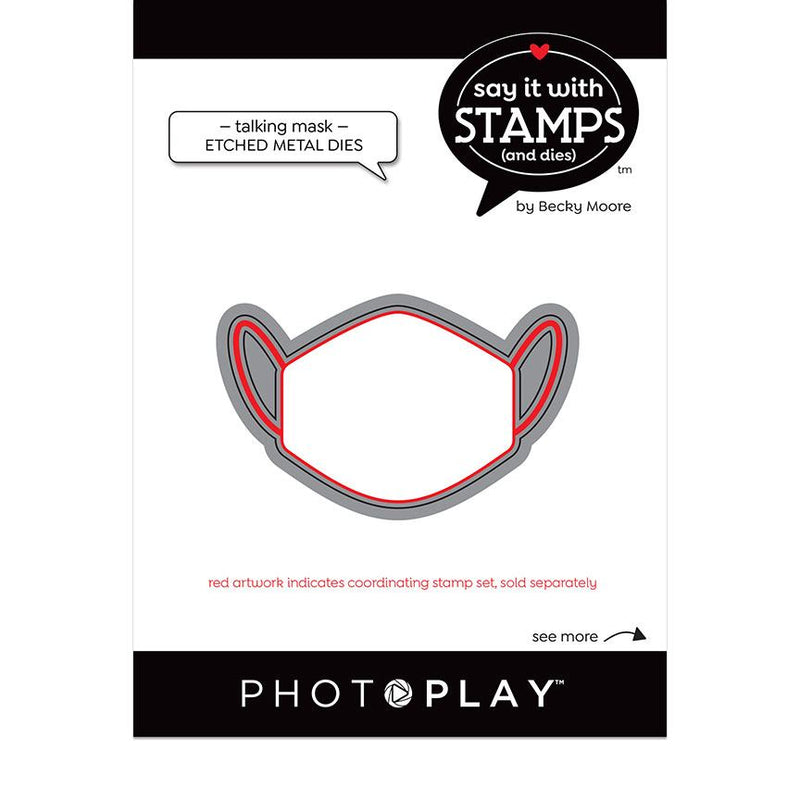 Talking Masks Dies - Say It With Stamps - PhotoPlay - Clearance
