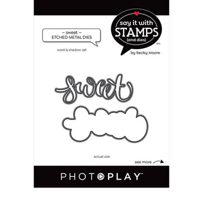 Sweet Word Dies - Say It With Stamps - PhotoPlay