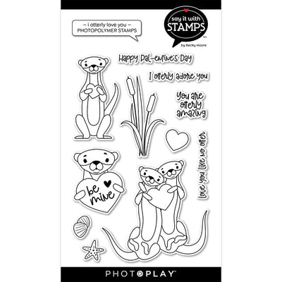 I Otterly Love You Stamps - Say It With Stamps - Becky Moore - PhotoPlay - Clearance