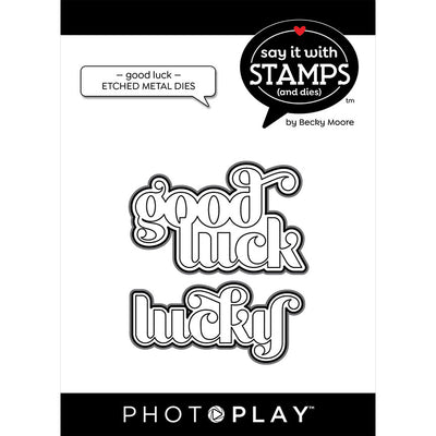 Good Luck-Lucky Photopolymer Die - Say It With Stamps Collection - PhotoPlay