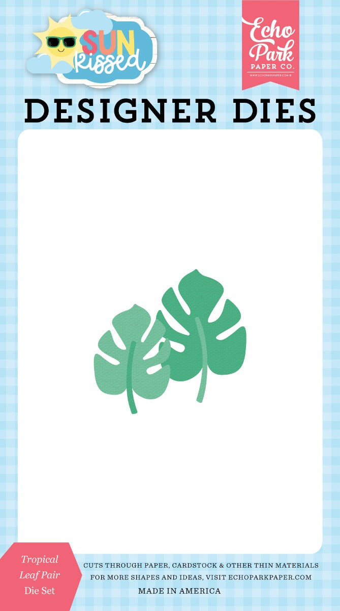 Tropical Leaf Pair Die Set - Sun Kissed Collection - Echo Park
