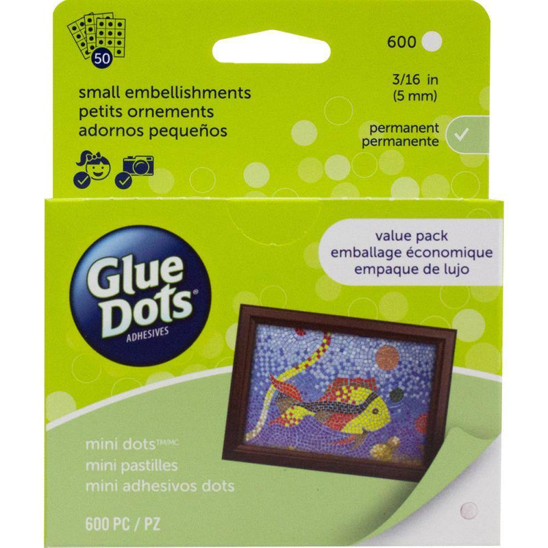 Mini Glue Dots School Value Pack (600 count) - Glue Dots