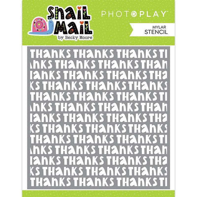 Snail Mail Stencil - Becky Moore - PhotoPlay