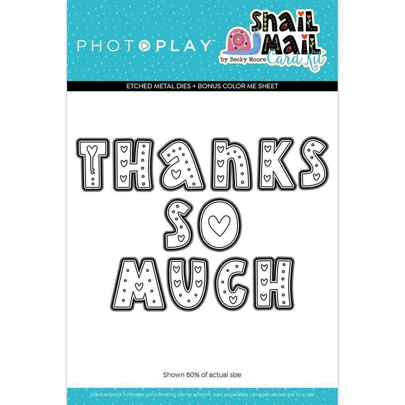 Thanks So Much Dies - Snail Mail - Becky Moore - PhotoPlay - Clearance