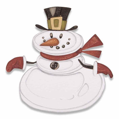 Mr. Snowman Colorize Thinlits Dies - Tim Holtz - Sizzix