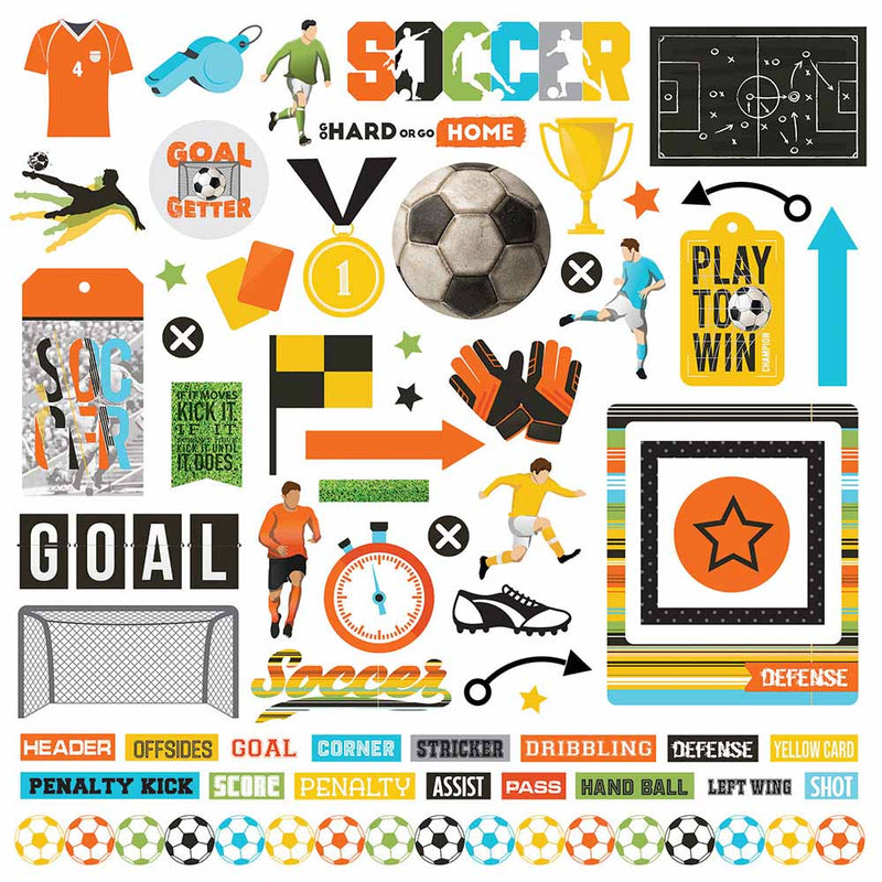 MVP Soccer Element Stickers - PhotoPlay