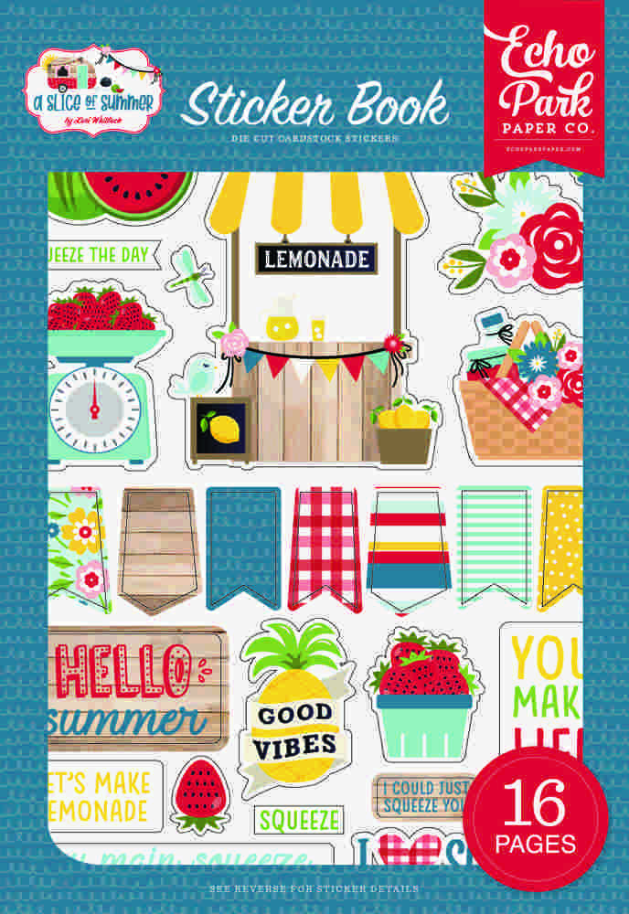 A Slice Of Summer Sticker Book - Echo Park - Clearance