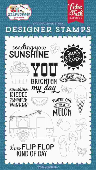 Sending Sunshine Stamps - A Slice of Summer - Echo Park*