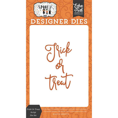 Trick Or Treat Script Die Set - Spooky - Echo Park