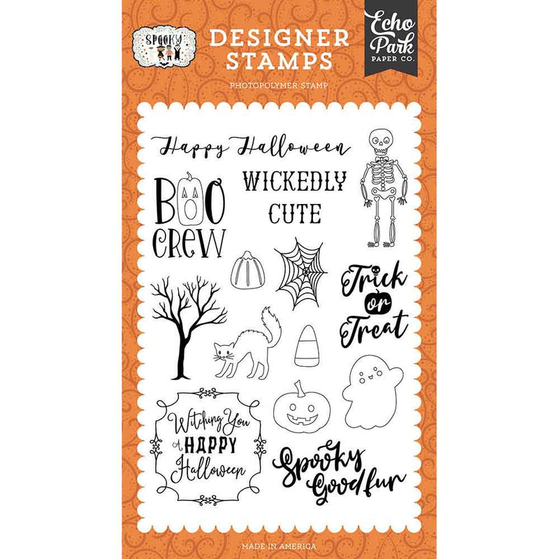 Wickedly Cute Stamp Set - Spooky - Echo Park