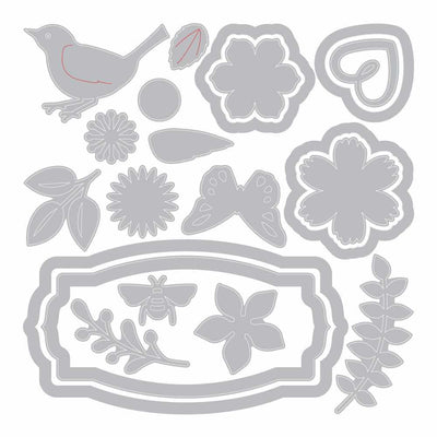 Sizzix Thinlits Spring Things Die Set