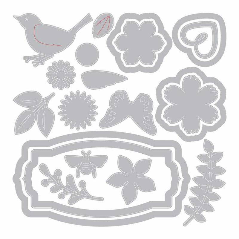 Sizzix Thinlits Spring Things Die Set