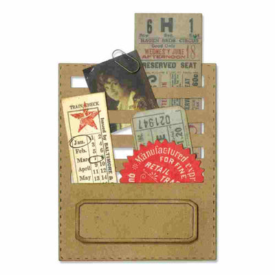 Stitched Slot Sizzix die by Tim Holtz